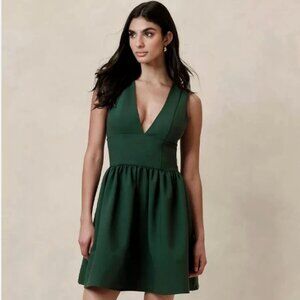 Banana Republic Anisa Dress NWT - 6P Hunter Green